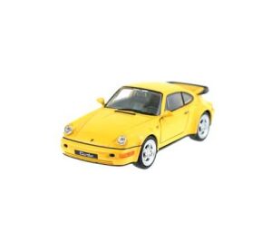 Welly Porsche 964 Turbo model 1:34 yellow